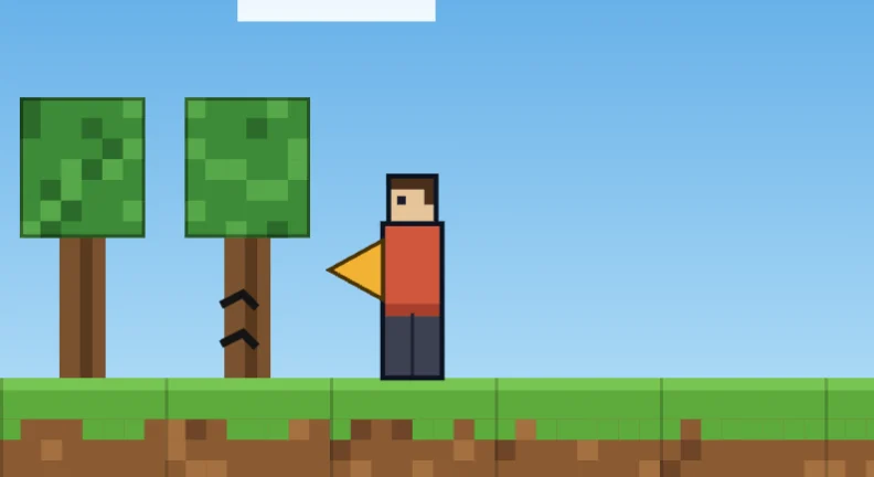 Frame from the block world investigation